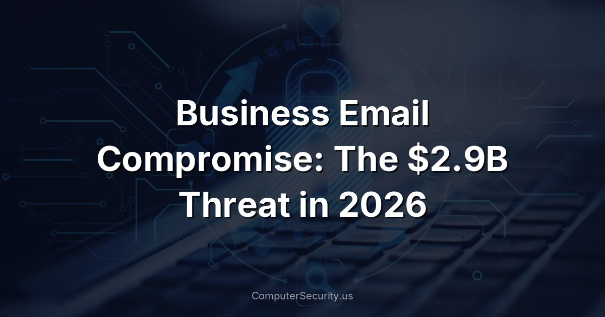 Business Email Compromise: The $2.9B Threat in 2026
