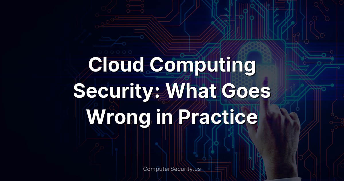 Cloud Computing Security: What Goes Wrong in Practice