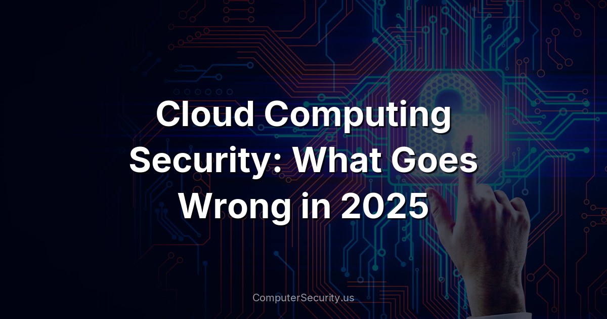 Cloud Computing Security: What Goes Wrong in 2025
