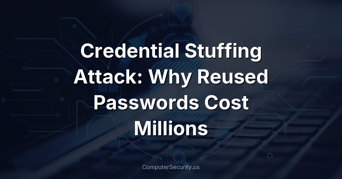 Credential Stuffing Attack: Why Reused Passwords Cost Millions