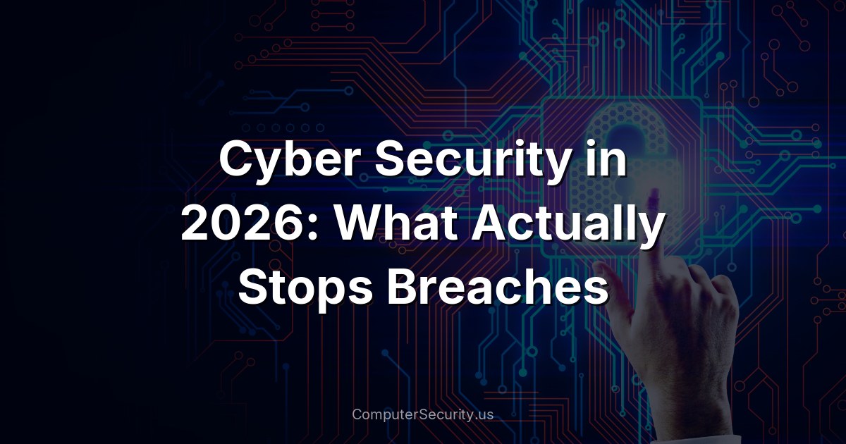 Cyber Security in 2026: What Actually Stops Breaches