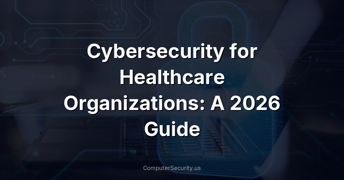 Cybersecurity for Healthcare Organizations: A 2026 Guide
