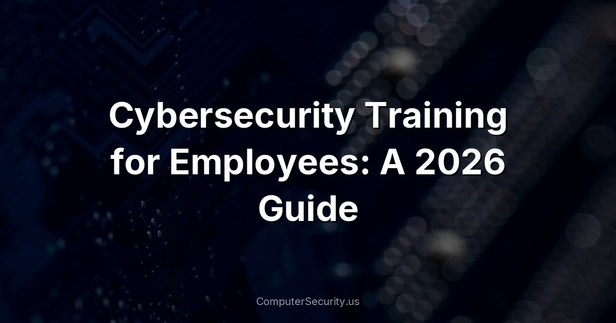 Cybersecurity Training for Employees: A 2026 Guide