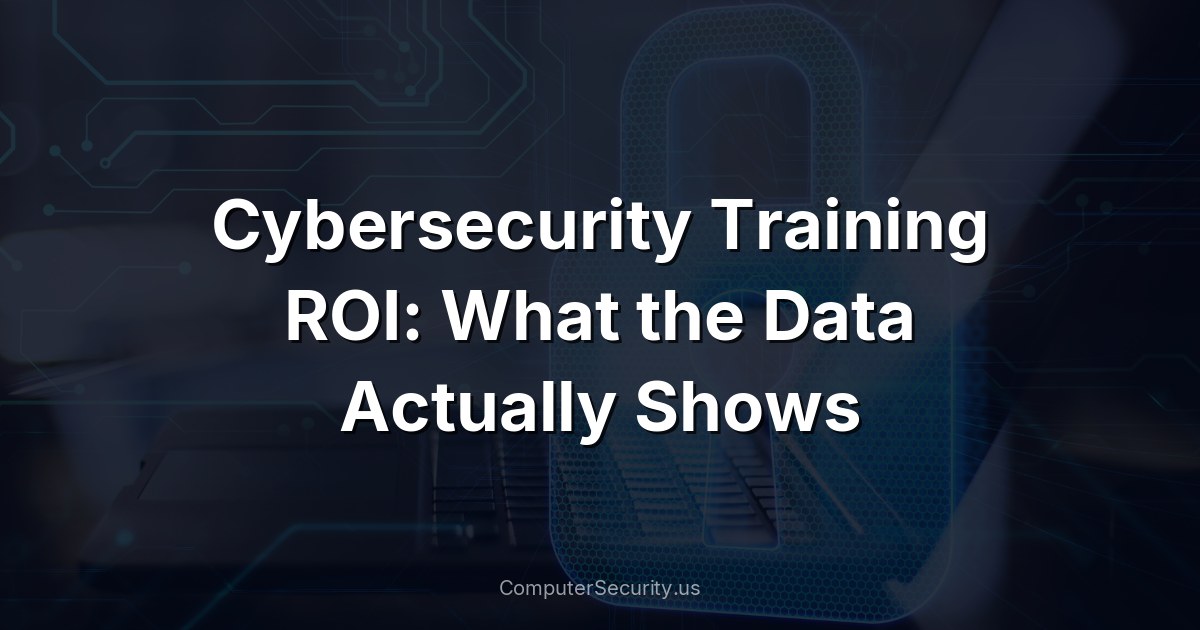 Cybersecurity Training ROI: What the Data Actually Shows