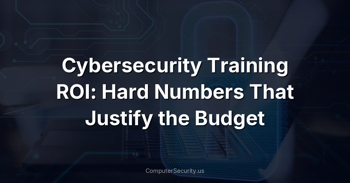 Cybersecurity Training ROI: Hard Numbers That Justify the Budget