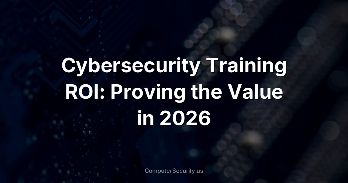 Cybersecurity Training ROI: Proving the Value in 2026