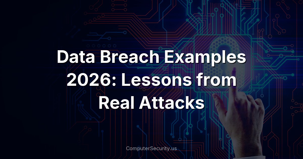 Data Breach Examples 2026: Lessons from Real Attacks