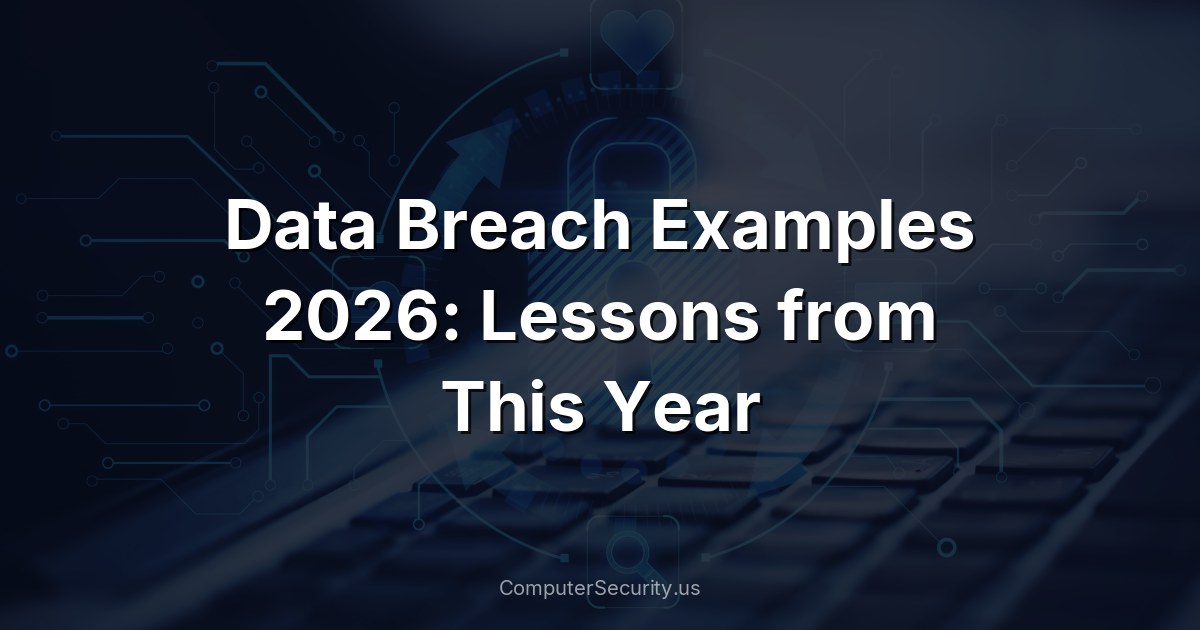 Data Breach Examples 2026: Lessons from This Year