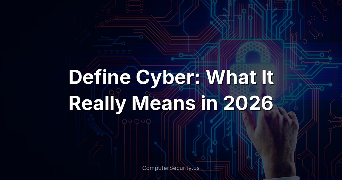 Define Cyber: What It Really Means in 2026
