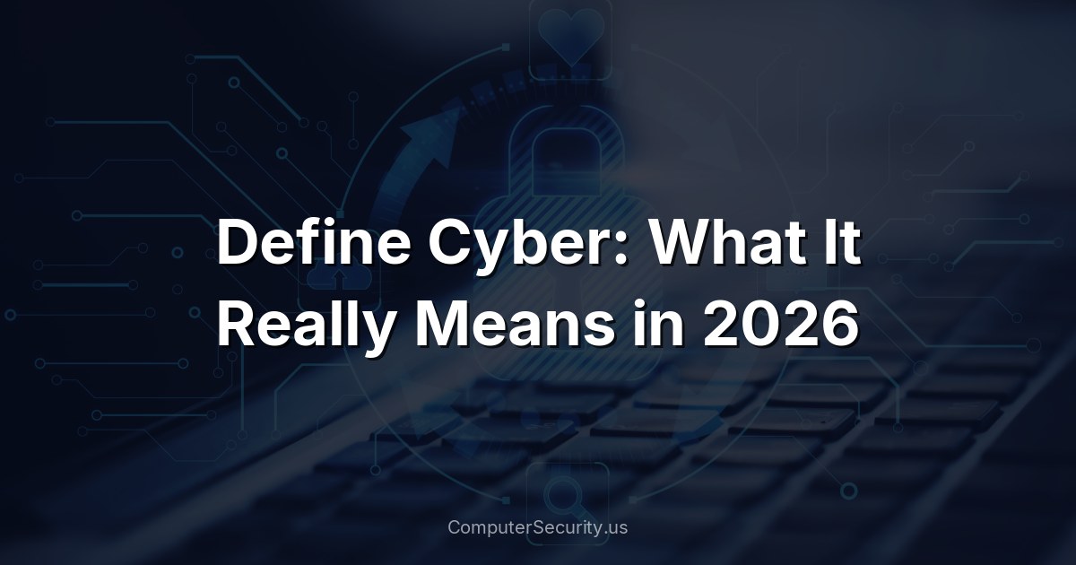 Define Cyber: What It Really Means in 2026