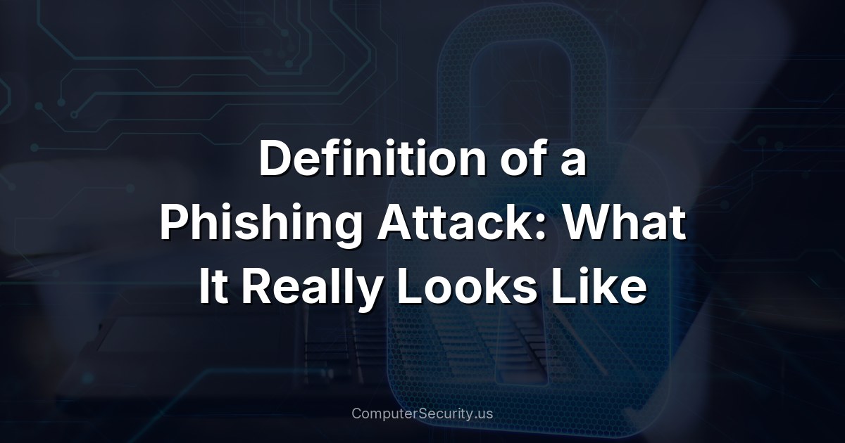 Definition of a Phishing Attack: What It Really Looks Like