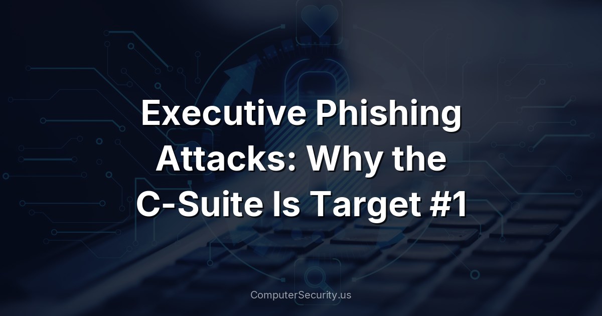 Executive Phishing Attacks: Why the C-Suite Is Target #1