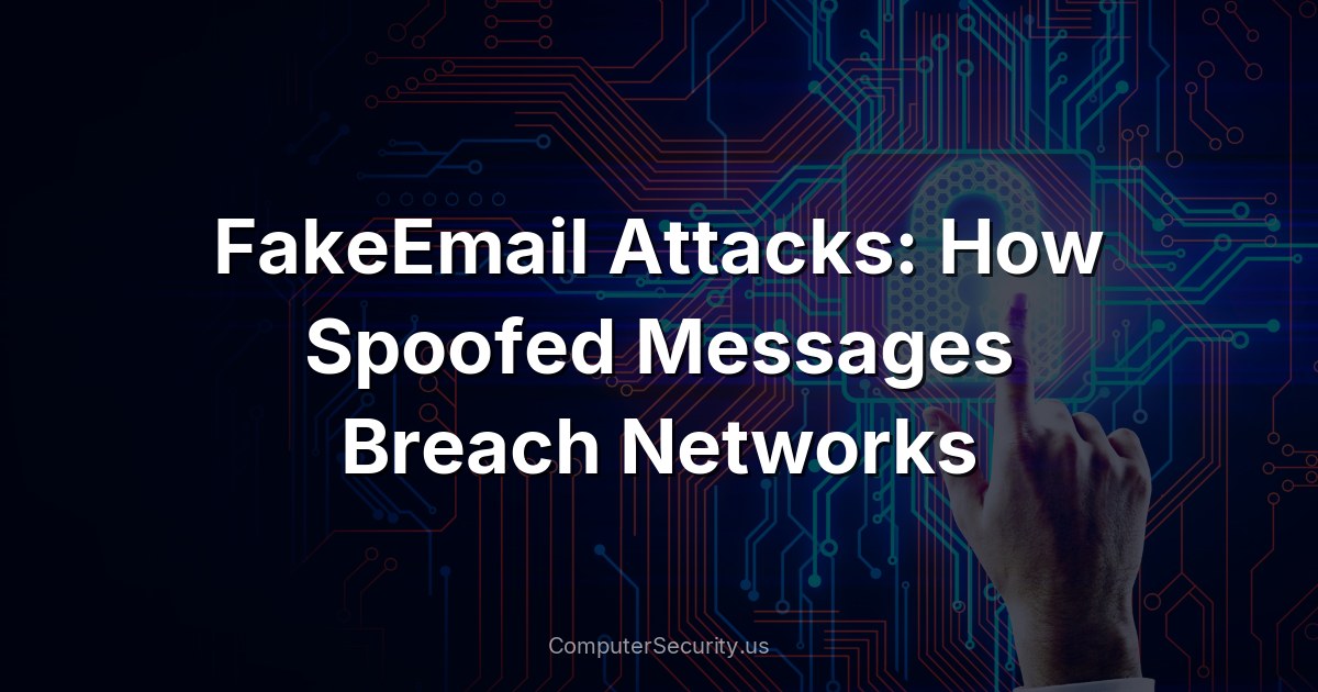 FakeEmail Attacks: How Spoofed Messages Breach Networks