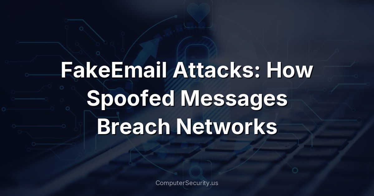 FakeEmail Attacks: How Spoofed Messages Breach Networks