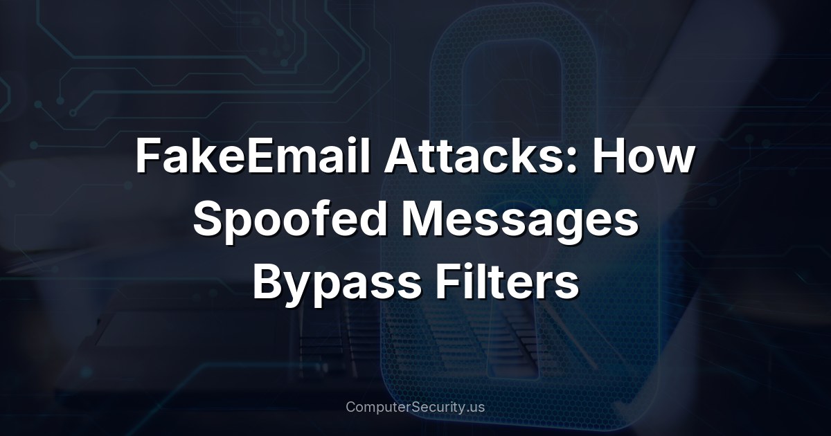 FakeEmail Attacks: How Spoofed Messages Bypass Filters