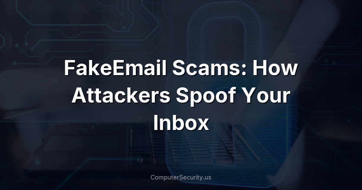 FakeEmail Scams: How Attackers Spoof Your Inbox