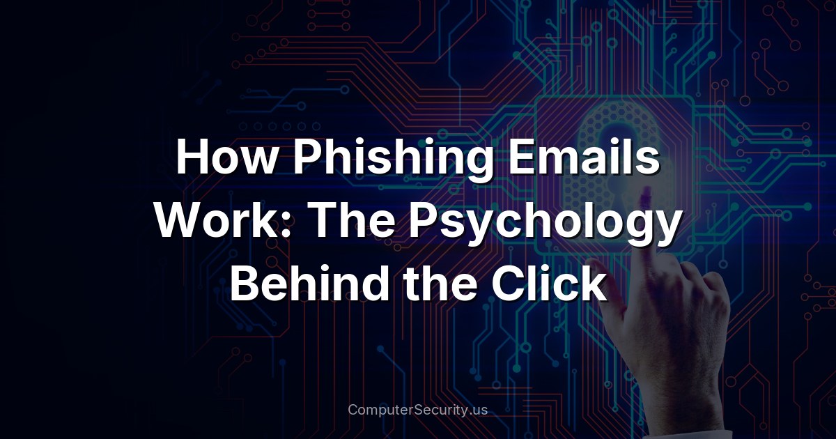 How Phishing Emails Work: The Psychology Behind the Click