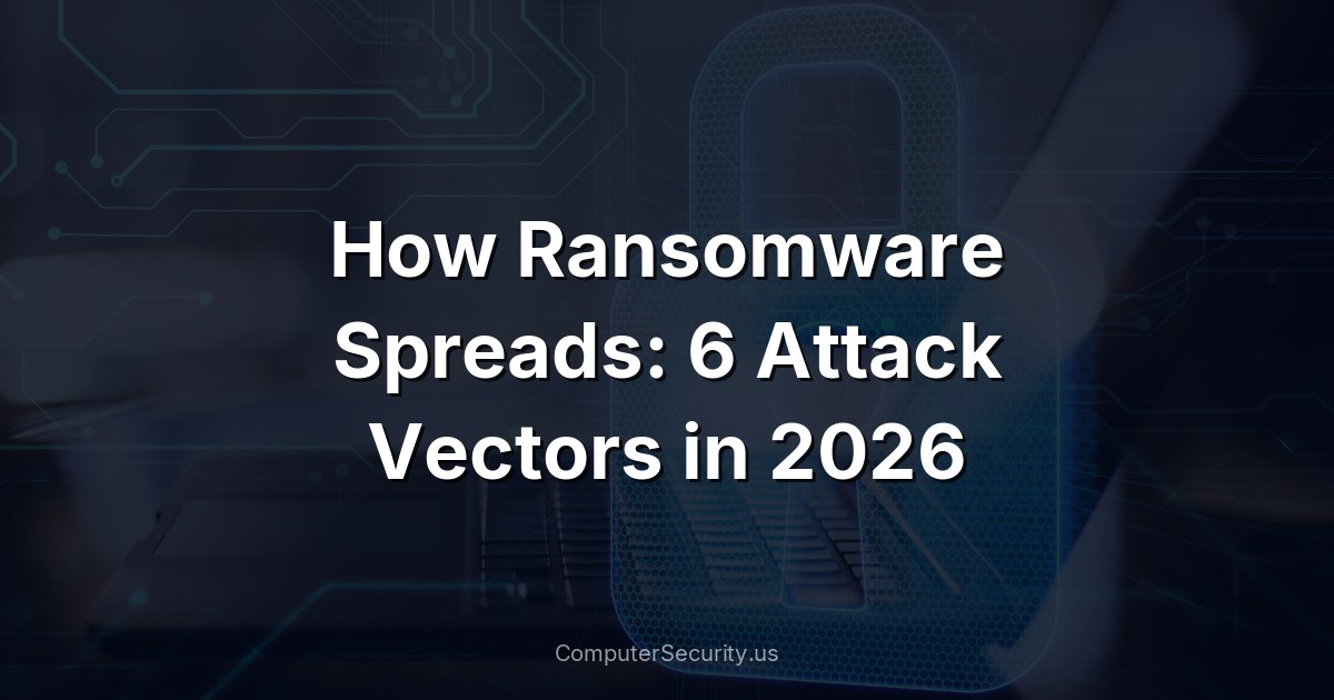 How Ransomware Spreads: 6 Attack Vectors in 2026