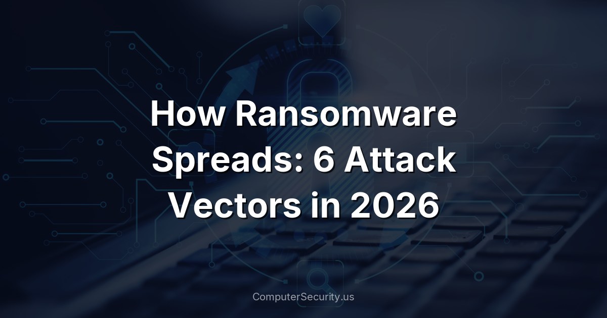 How Ransomware Spreads: 6 Attack Vectors in 2026