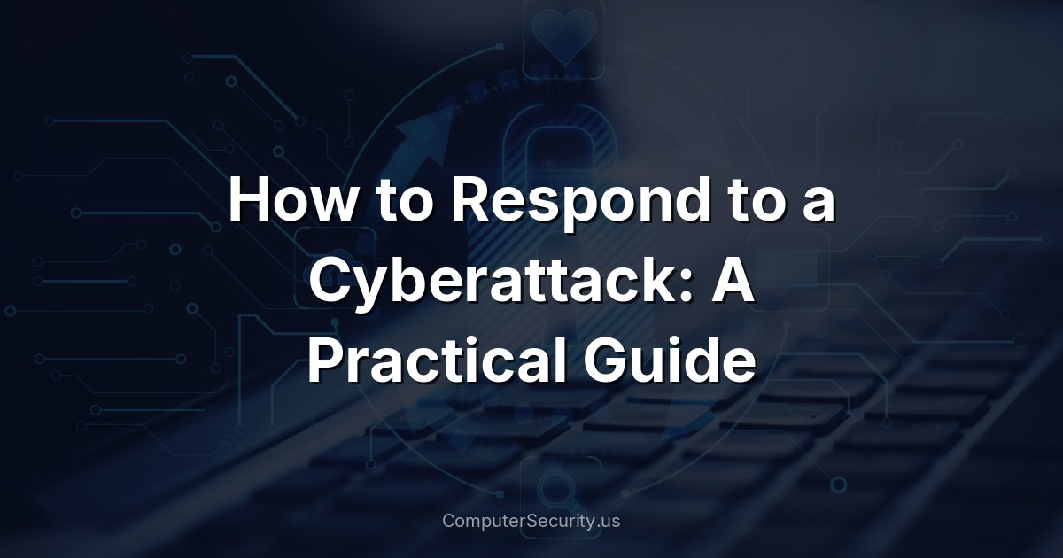 How to Respond to a Cyberattack: A Practical Guide