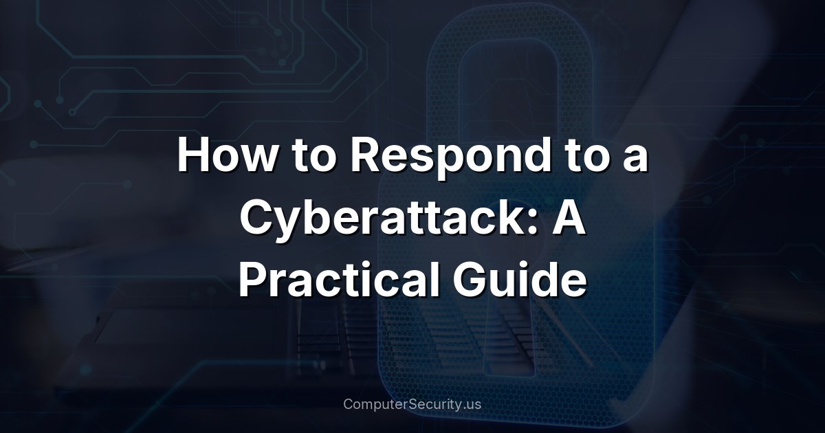How to Respond to a Cyberattack: A Practical Guide