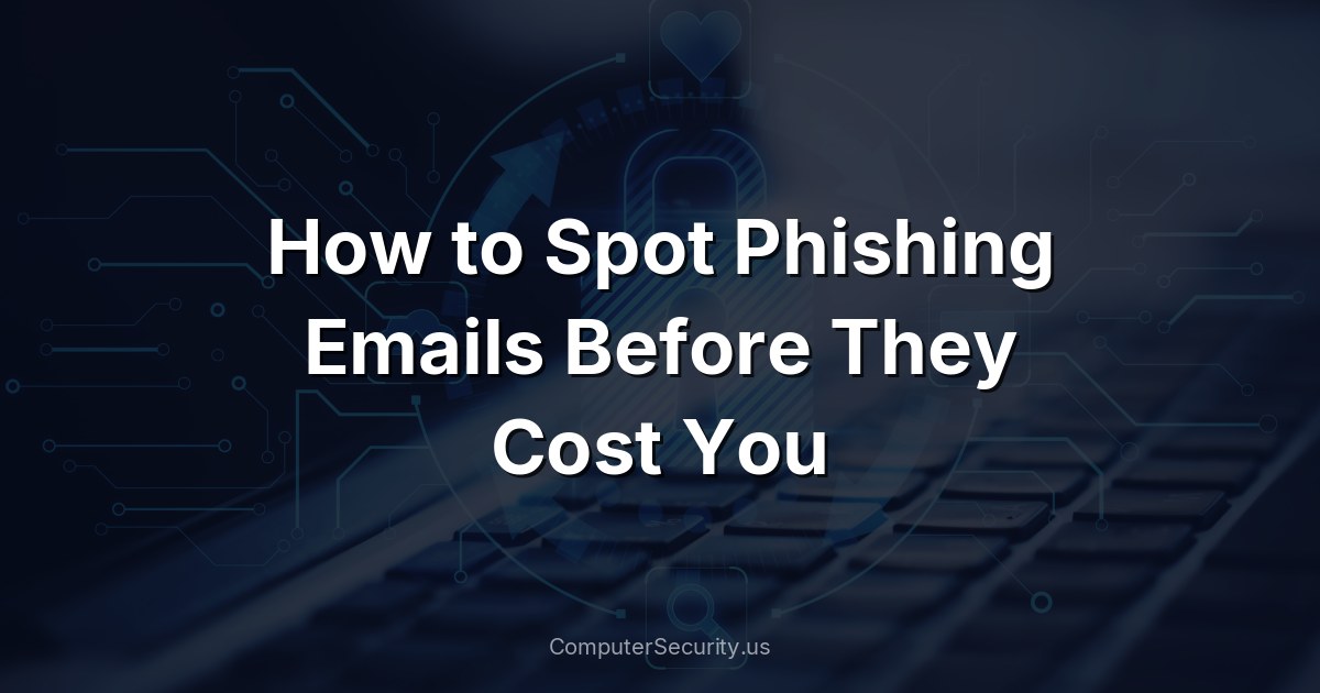How to Spot Phishing Emails Before They Cost You