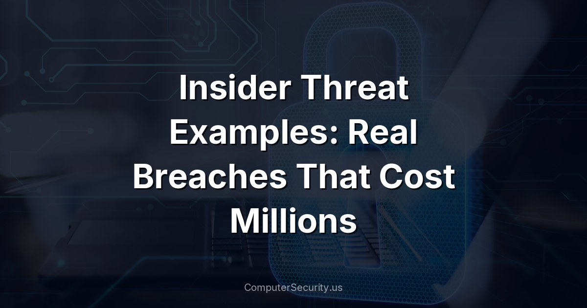 Insider Threat Examples: Real Breaches That Cost Millions