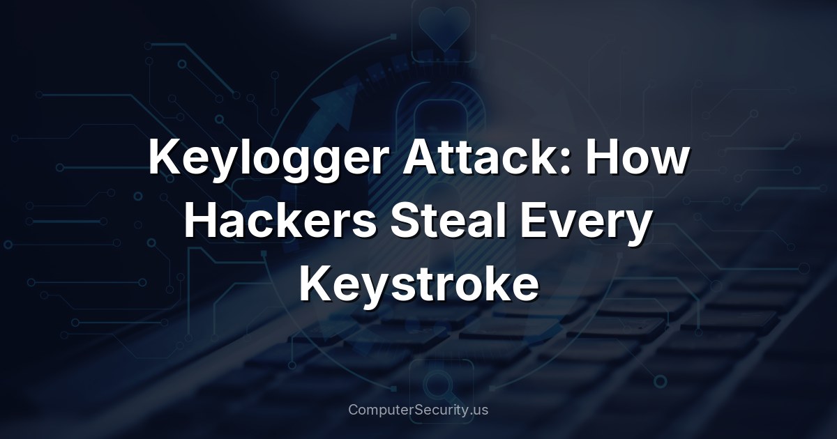 Keylogger Attack: How Hackers Steal Every Keystroke