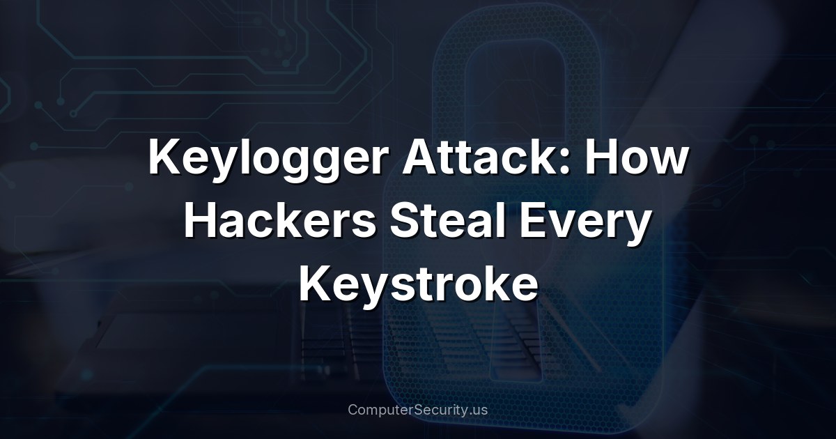 Keylogger Attack: How Hackers Steal Every Keystroke