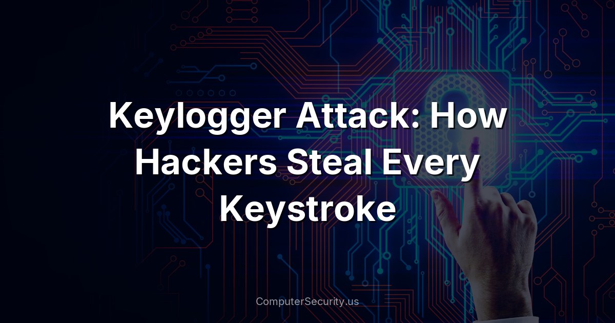 Keylogger Attack: How Hackers Steal Every Keystroke
