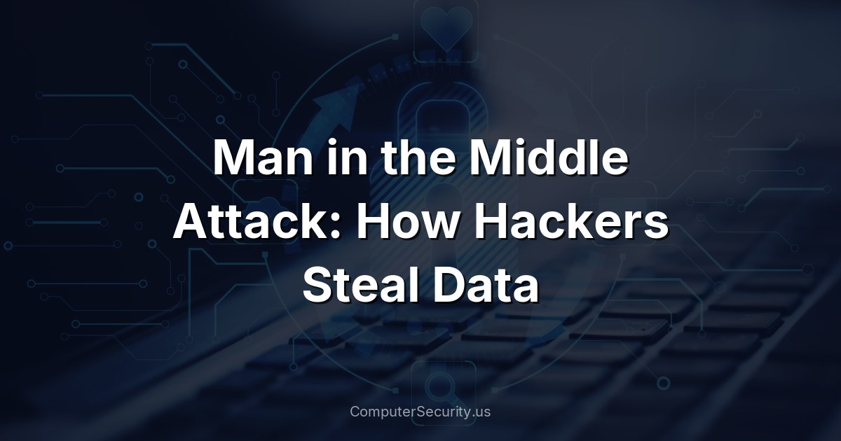 Man in the Middle Attack: How Hackers Steal Data