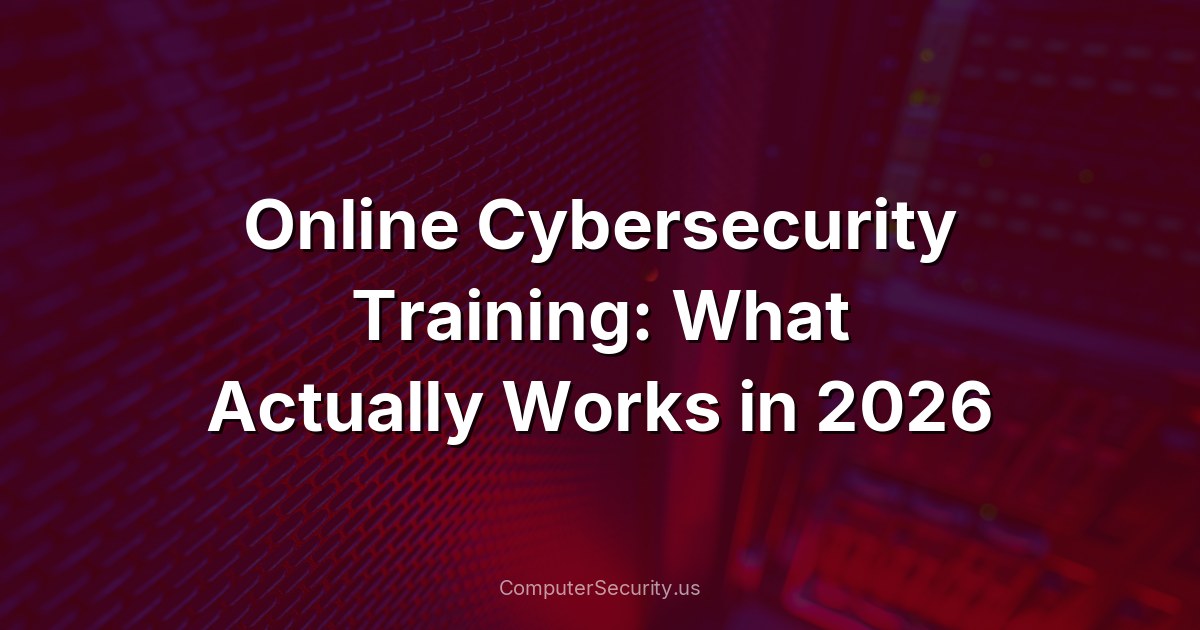 Online Cybersecurity Training: What Actually Works in 2026