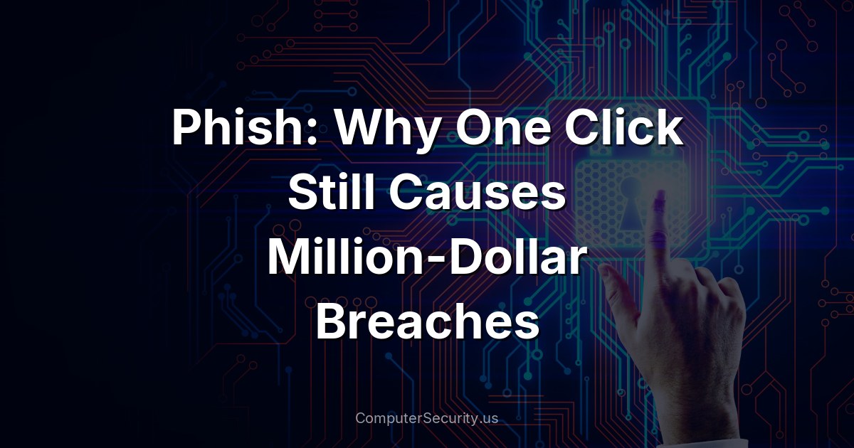 Phish: Why One Click Still Causes Million-Dollar Breaches