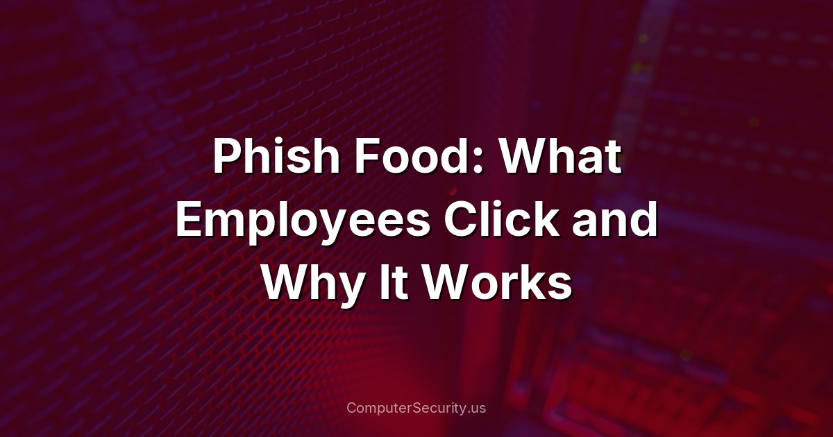 Phish Food: What Employees Click and Why It Works