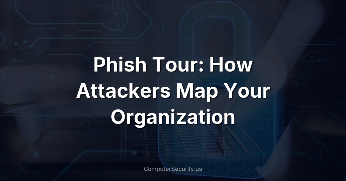 Phish Tour: How Attackers Map Your Organization