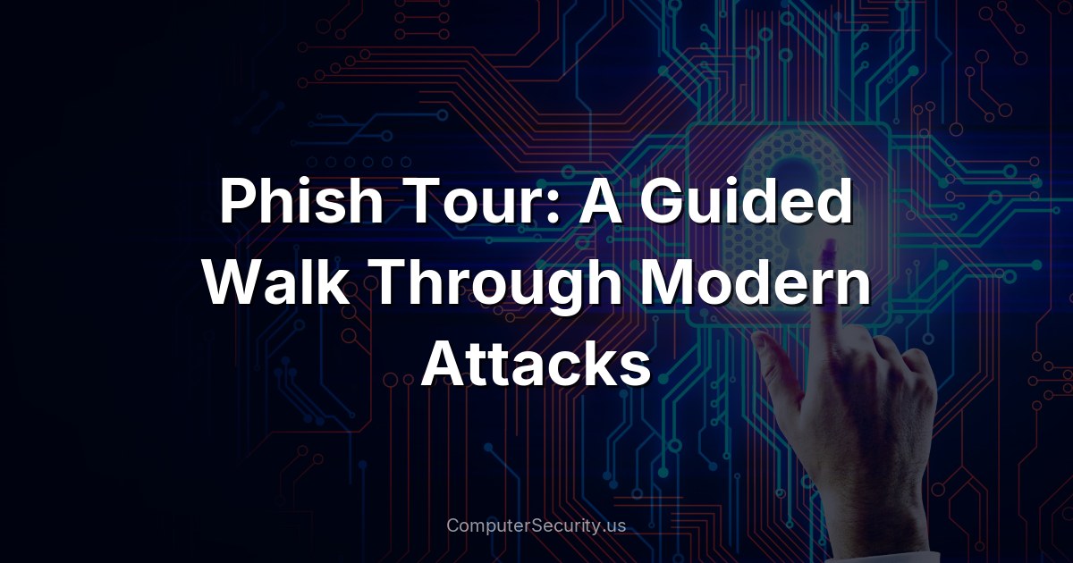 Phish Tour: A Guided Walk Through Modern Attacks