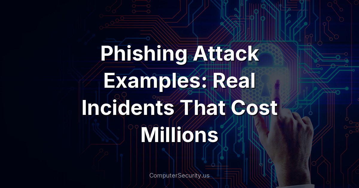 Phishing Attack Examples: Real Incidents That Cost Millions