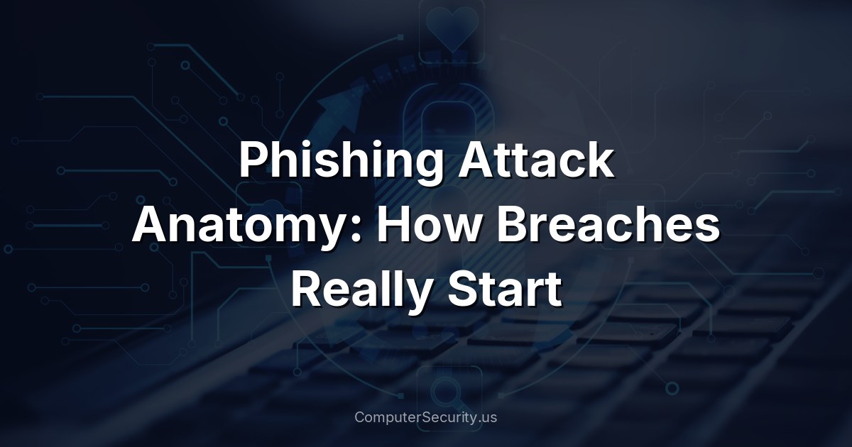 Phishing Attack Anatomy: How Breaches Really Start