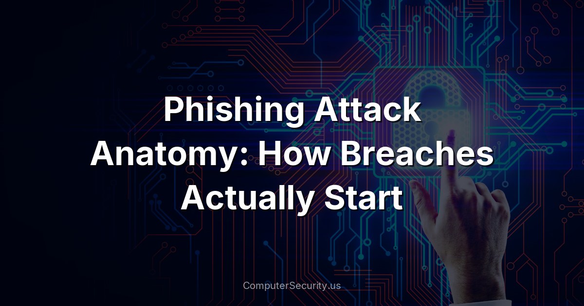 Phishing Attack Anatomy: How Breaches Actually Start