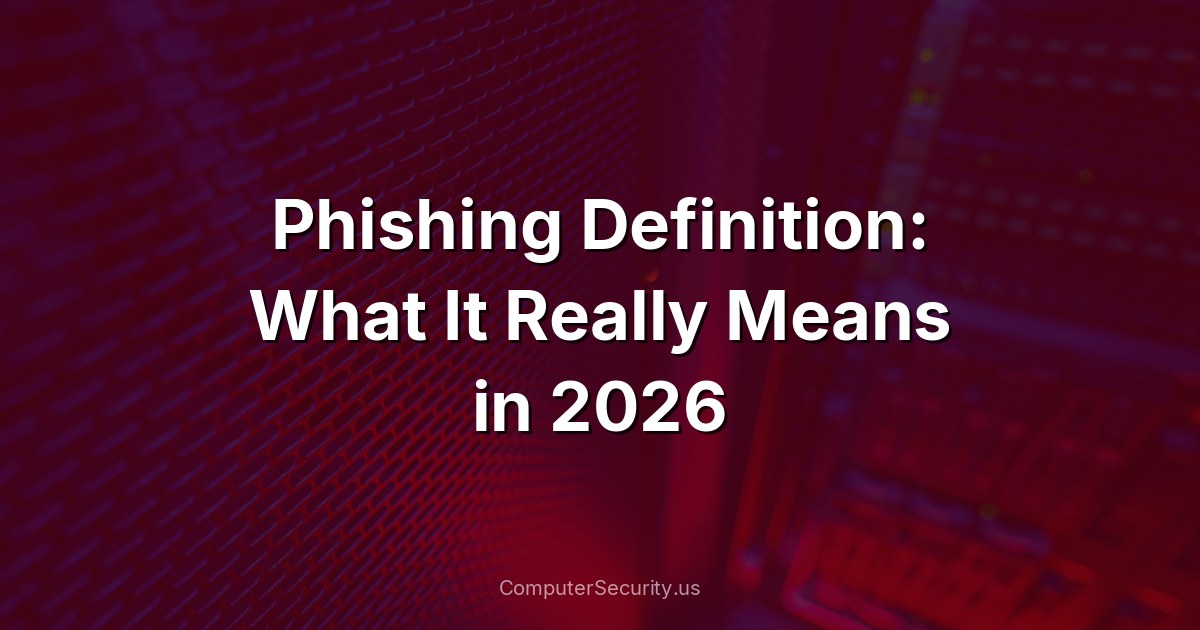 Phishing Definition: What It Really Means in 2026