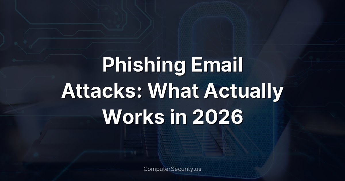 Phishing Email Attacks: What Actually Works in 2026