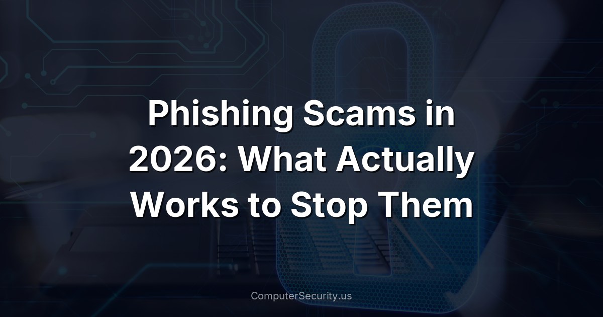 Phishing Scams in 2026: What Actually Works to Stop Them