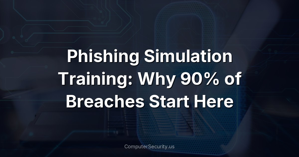 Phishing Simulation Training: Why 90% of Breaches Start Here