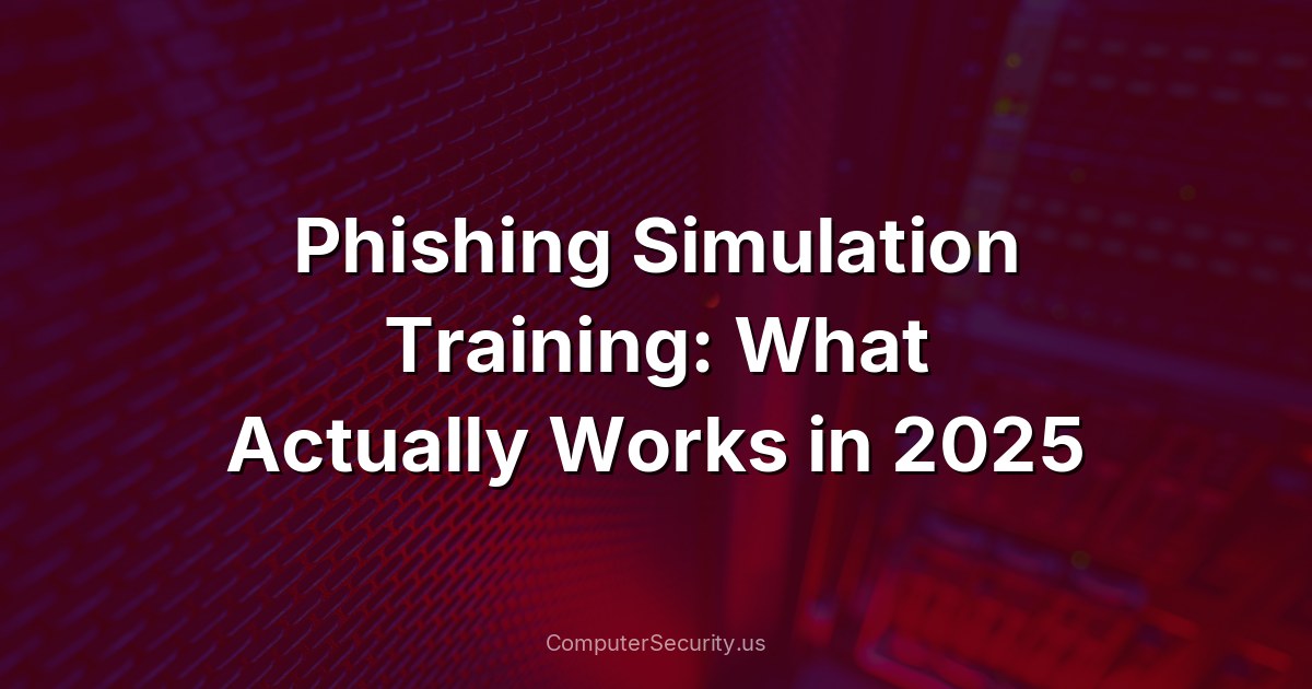 Phishing Simulation Training: What Actually Works in 2025