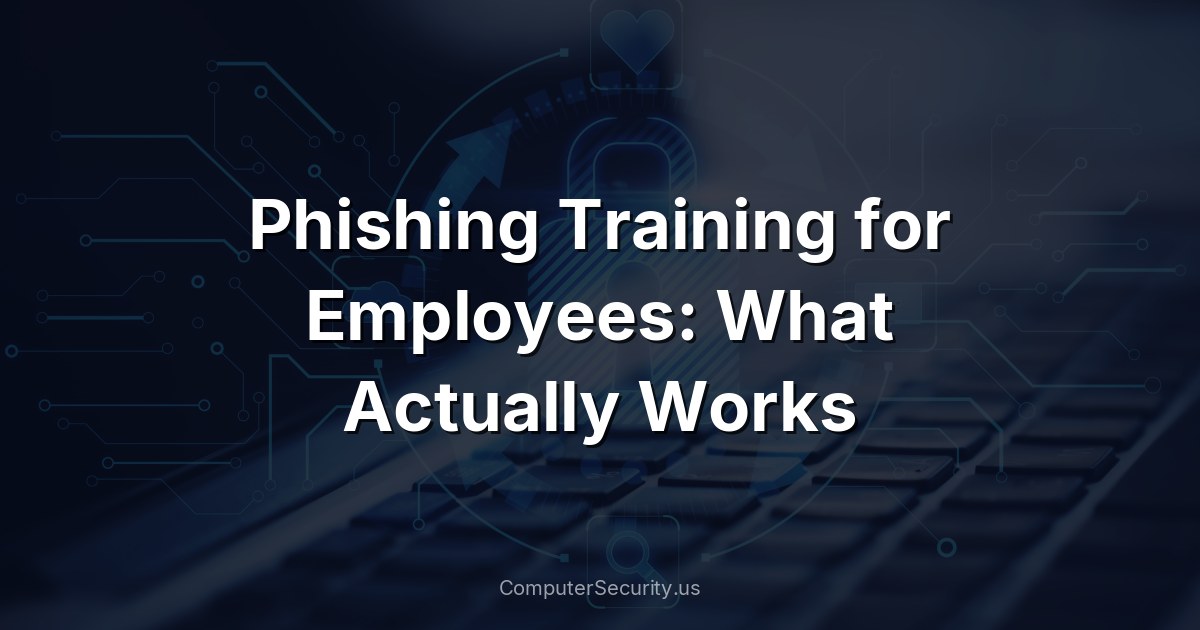 Phishing Training for Employees: What Actually Works