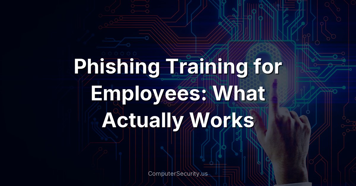 Phishing Training for Employees: What Actually Works