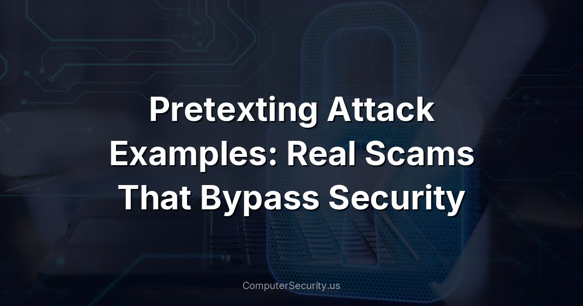 Pretexting Attack Examples: Real Scams That Bypass Security