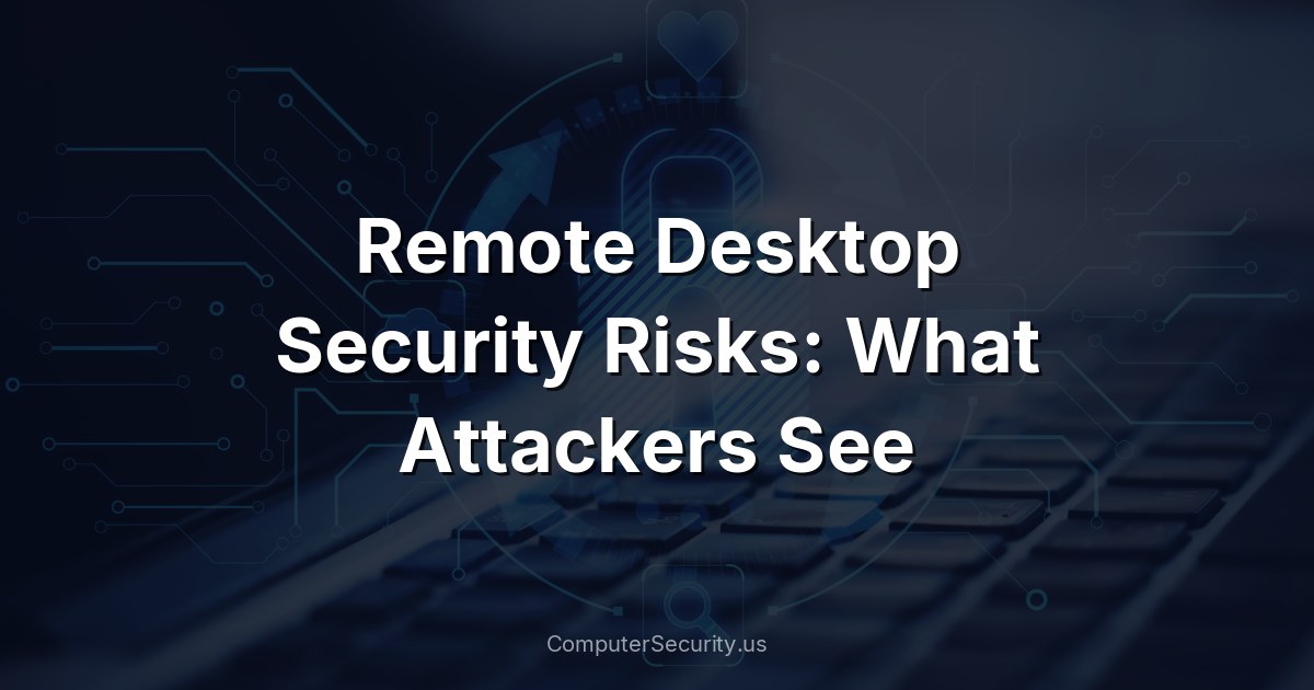 Remote Desktop Security Risks: What Attackers See