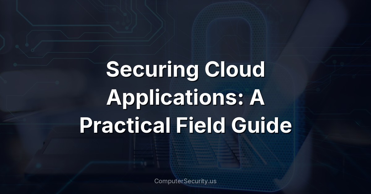 Securing Cloud Applications: A Practical Field Guide
