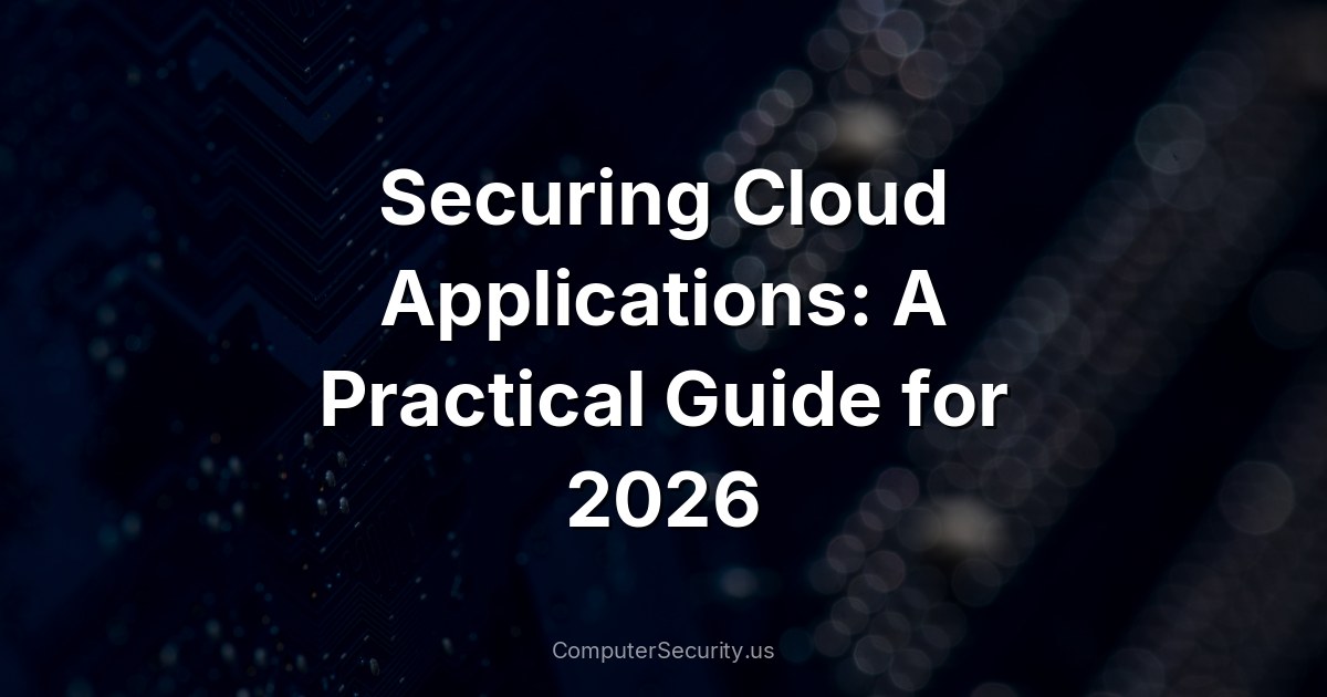 Securing Cloud Applications: A Practical Guide for 2026